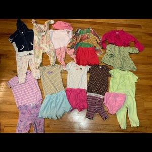 Baby girls 18 month mixed clothing lot 20 pieces